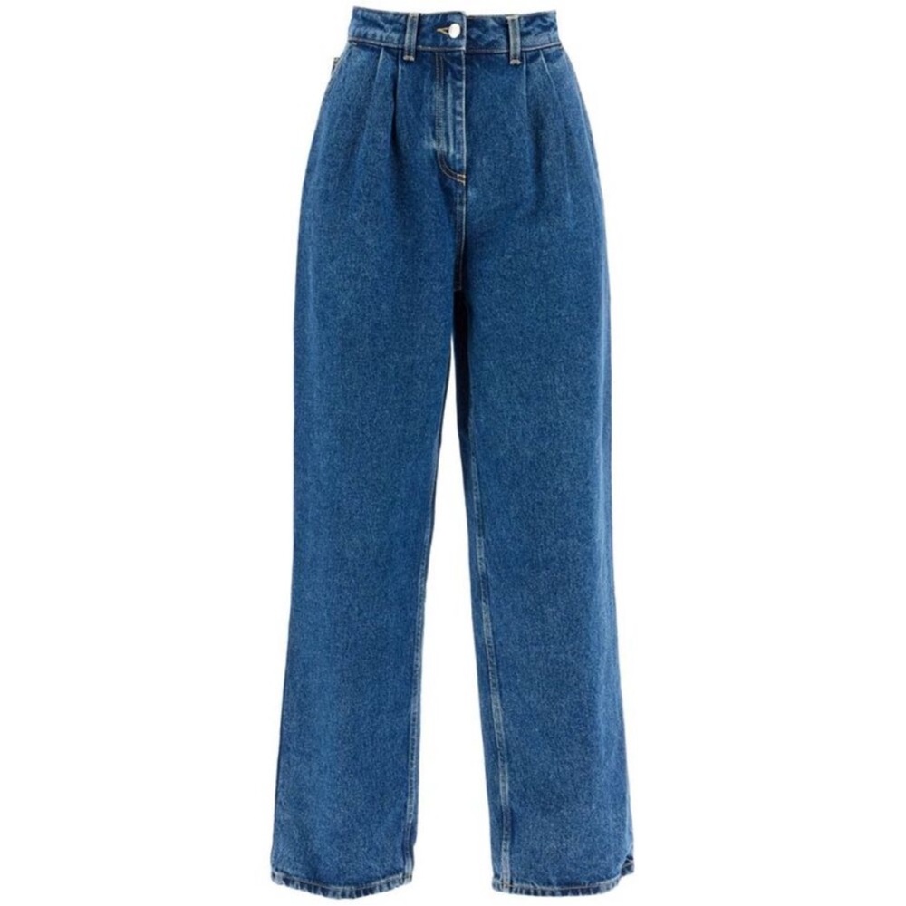 Saks Potts Shake Pleated Jeans